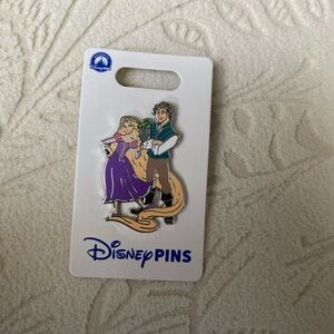 2024 Disney Parks Rapunzel Tangled Flynn Rider Pascal Frying Pan OE pin BNWT